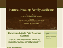 Tablet Screenshot of naturalhealingfamilymedicine.com